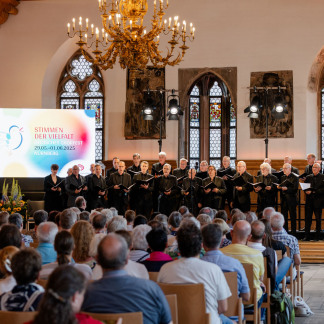 Ein Chorkonzert im Historischen Rathaussaal.