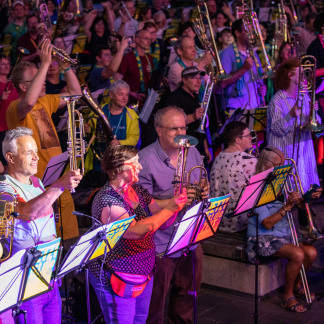 ( Bild: Axel Eisele / Stadt Nürnberg ) European Tuba Power und Flächengold