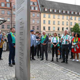 ( Bild: Christine Dierenbach / Christine Dierenbach / Stadt Nürnberg ) Gedenken zu Beginn