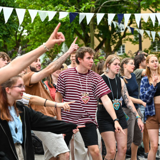 ( Bild: Christine Dierenbach/Presse und / Christine Dierenbach/Amt fuer Kommunikation und Stadtmarketing ) Flughafen bei Nacht