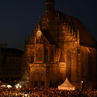 ( Bild: Christine Dierenbach/Amt fuer Ko / Christine Dierenbach/Amt fuer Kommunikation und Stadtmarketing ) Abengebet und Konzert Viva Voce