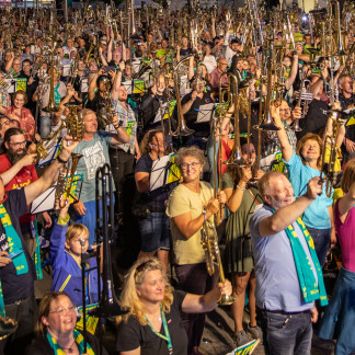 ( Bild: Axel Eisele / Stadt Nürnberg ) European Tuba Power und Flächengold