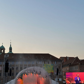 ( Bild: Hanna Quitterer / Stadt Nürnberg ) Konzert von Viva Voce zum Kirchentag
