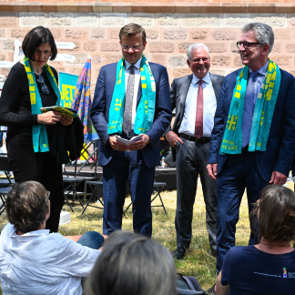 ( Bild: Christine Dierenbach / Christine Dierenbach / Stadt Nürnberg ) Gedenken zu Beginn