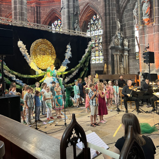 ( Bild: Pinar Zerman / Stadt Nürnberg ) „Jetzt ist die Zeit“: Unter diesem Motto feierten Zigtausende den 38. Deutschen Evangelischen Kirchentag in Nürnberg.