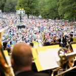 Der Ansturm war groß: Knapp 80.000 Zuschauer kamen zum Abschiedskonzert und genossen die Musik der Nürnberger Symphoniker.