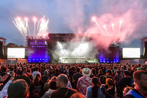 Blick auf die Center Stage bei Rock im Park