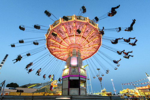 Kettenkarussell auf dem Volksfest