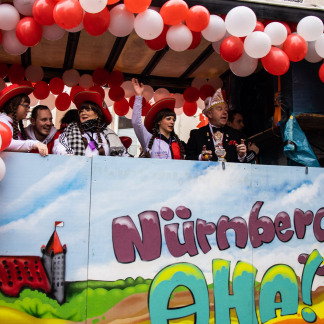 ( Bild: Thomas Langer / Stadt Nürnberg ) Faschingszug 2024 in Nürnberg