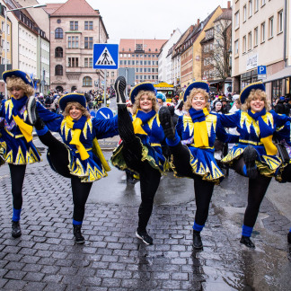 ( Bild: Thomas Langer / Stadt Nürnberg ) Faschingszug 2024 in Nürnberg