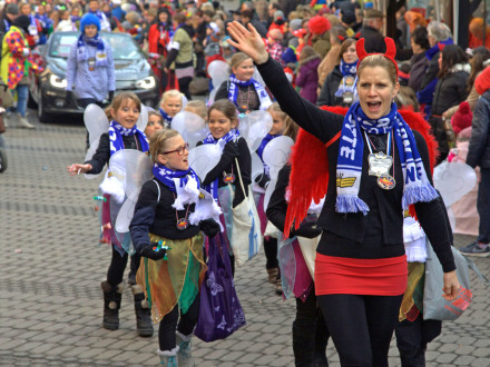 Foto vom Kinder·faschings·zug am Rosen·montag im Jahr 2015., Bild © Manuela Ziegler / Stadt Nürnberg