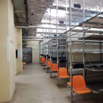 Blick in den Atomschutzbunker im Nürnberger Hauptbahnhof.