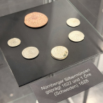 Nürnberger Silbermünzen, gefunden im Pestgrab St. Johannis