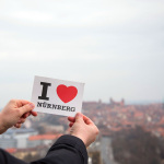 Aufkleber I Love Nürnberg