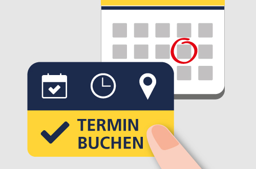 Termin vereinbaren © vectorstock.com/ PCH/ weit