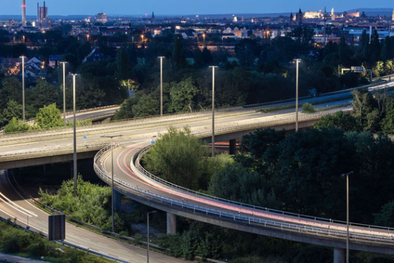 Hafenbrücken in Nürnberg
