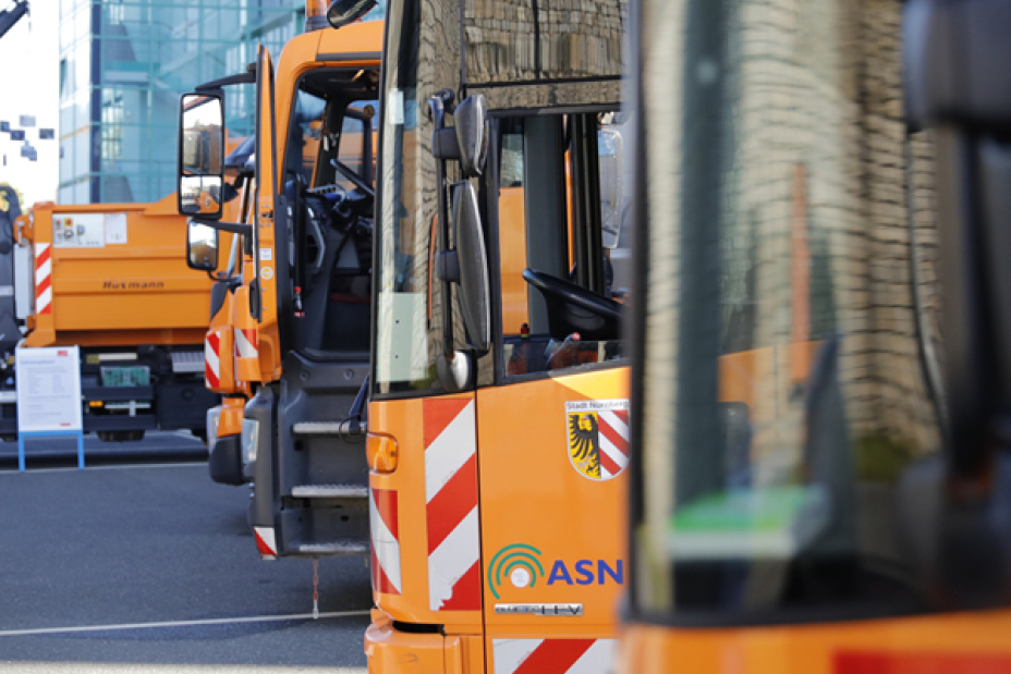 Müllautos der Stadt Nürnberg