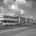Fürther Straße mit Quelle-Gelände im Jahr 1962