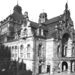 Opernhaus, Außenansicht,1917.