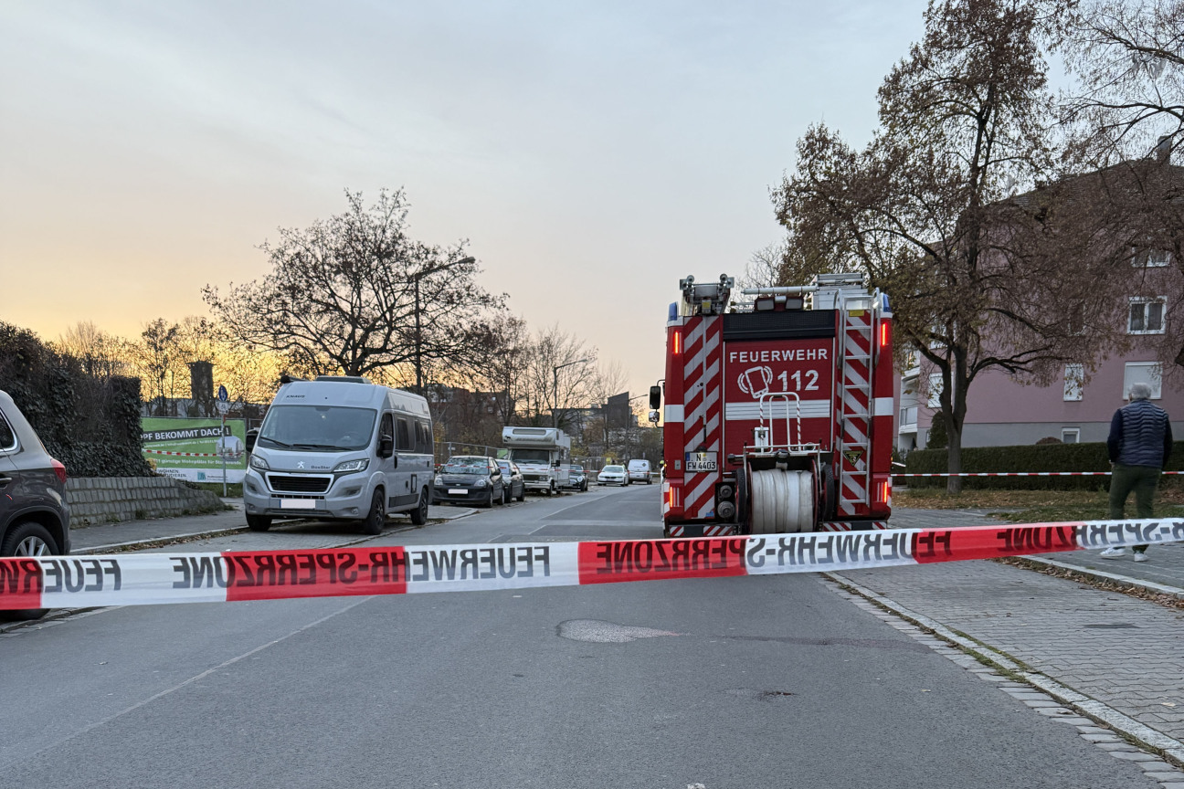 Einsatzort in der Avenariusstraße in Nürnberg., Bild © Marius Marthold