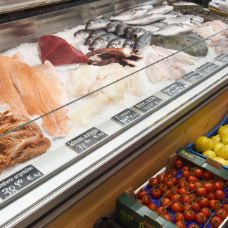 Die Fischtheke bei „NewSea & Streetfood“.