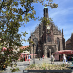 Mobiles Grün auf dem Nürnberger Hauptmarkt