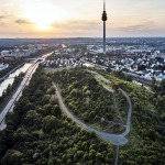 Blick über den Schweinauer Buck auf die Stadt.