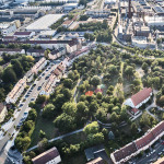 Drohnenaufnahme des Hasenbucks in Nürnberg.