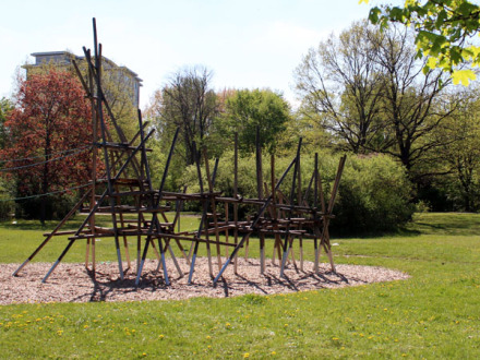 Foto von einem Teil vom Spiel·platz im West·park.