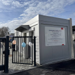 Eingang der Gartenabfallsammelstelle Andernacher Straße.