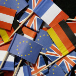 Flaggen europäischer Ländern als Zahnstocher