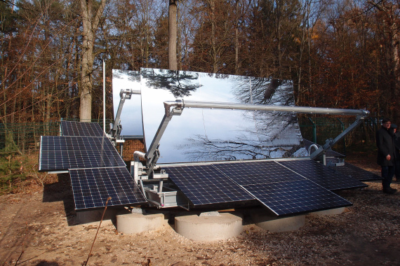 Eine neue Solaranlage im Tiergarten