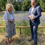 Archivpark: Die Geburtstagswiese für Maria Sibylla Merian blüht