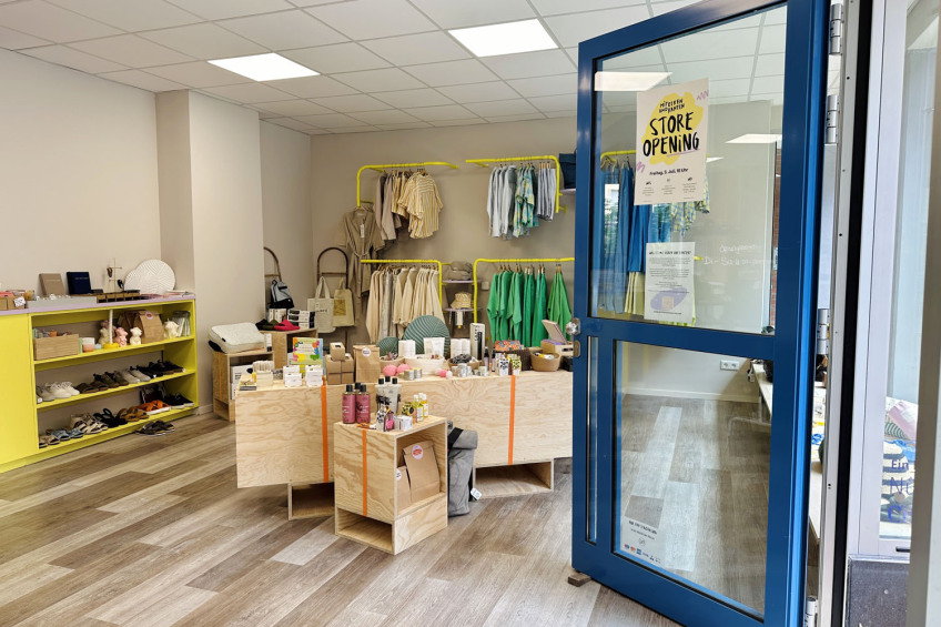 Bild © Henning Persian / Stadt Nürnberg Ehemaliger Pop-up-Store „Mit Ecken und Kanten“ in der Hans-Sach-Gasse 9 in Nürnberg., Bild © Henning Persian / Stadt Nürnberg