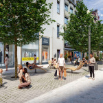 3D-Visualisierung: Die Breite Gasse nach der Umgestaltung.