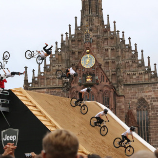 Best Trick Contest beim Red Bull District Ride 2017