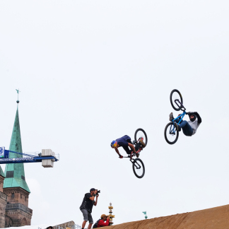Finale beim Red Bull District Ride 2017