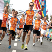 Läufer beim Stadtlauf