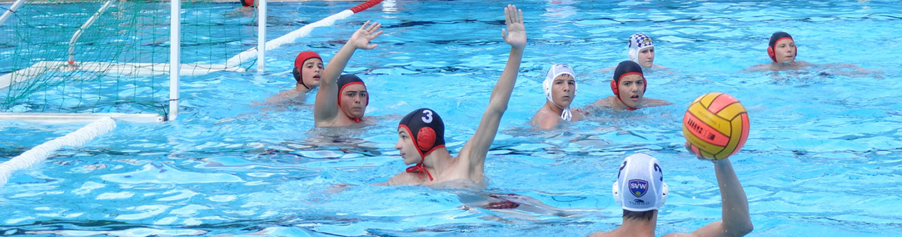 Torwurf beim Wasserball, Bild © Frau Dockter