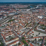 Blick über die Nürnberger Südstadt.