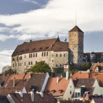 Blick auf die Kaiserburg in Nürnberg