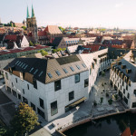 Blick auf den Augustinerhof in Nürnberg.