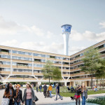 Großer Hof im umgebauten Quelle-Areal.