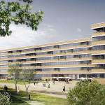 Modellbild des künftigen Quelle Areals.