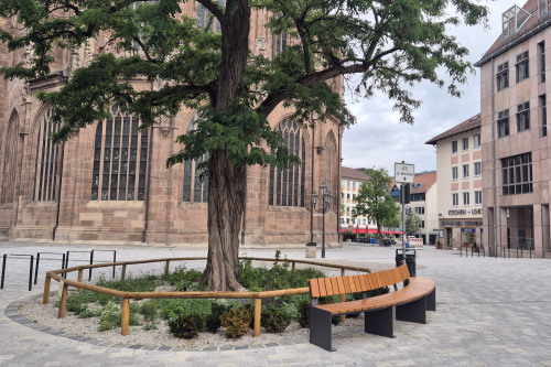 Lorenzer Platz in Nürnberg.