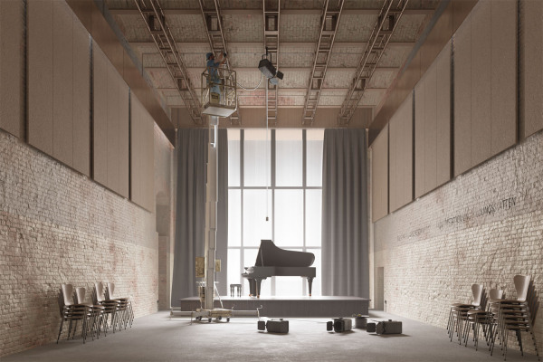 Visualisierung: Kongresshalle White Cube