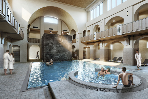 Visualisierung der Schwimmhalle III.