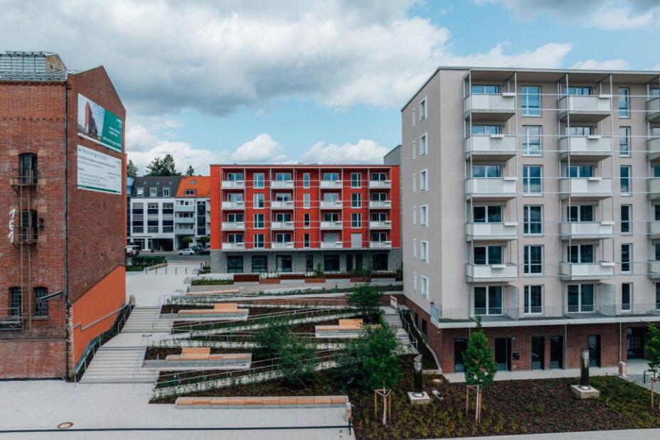 Neues Stadtquartier auf dem Branntweinareal, Bild © Fabian Kirchner / Stadt Nürnberg