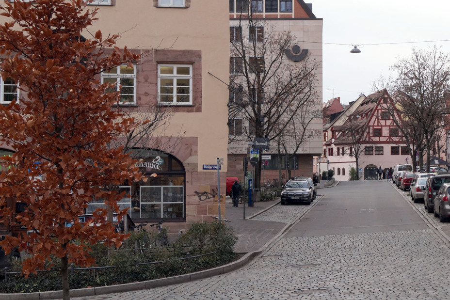 Weinmarkt von Osten aus gesehen., Bild © Verkehrsplanung / Stadt Nürnberg
