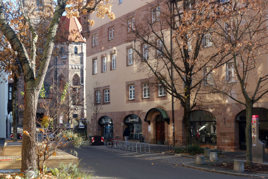 Weinmarkt und Sebalduskirche, Bild © Verkehrsplanungsamt / Stadt Nürnberg